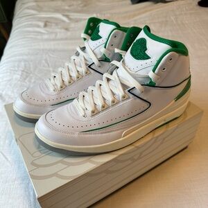 Men’s Jordan 2 Retro Lucky Green, Size 10.5